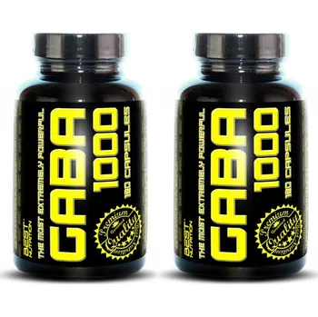 1+1 Zadarmo: GABA 1000 od Best Nutrition Balení: 120 kaps. + 120 kaps.
