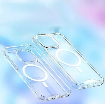 Pouzdro na mobilní telefon Pouzdro Clear Corner s MagSafe - Apple iPhone 16 Plus - průhledné (Clear Corner Case MagSafe for Apple iPhone 16 Plus - transparent)