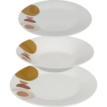 Keramický dřez Secret de Gourmet Sada jídelního nádobí pro 6 osob TARA, 18 kusů