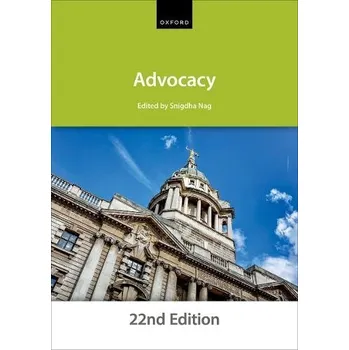 Učebnice Advocacy - The City Law School