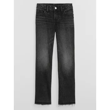 Pánské džíny GAP Dětské džíny straight mid rise - Holky GAP černá 2501606