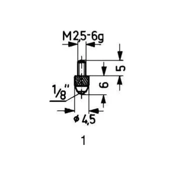 Úhloměr Měřicí snímač ocel typ 1/standard käfer m 2/70