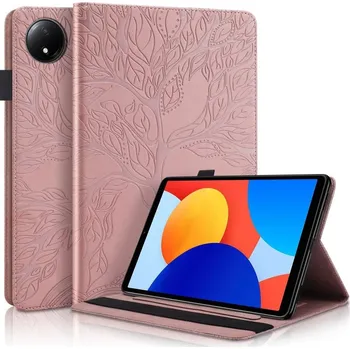 Pouzdro na tablet VSECHNONAMOBIL 86695 ART TREE Zaklápěcí pouzdro pro Xiaomi Redmi Pad SE 8.7 růžové