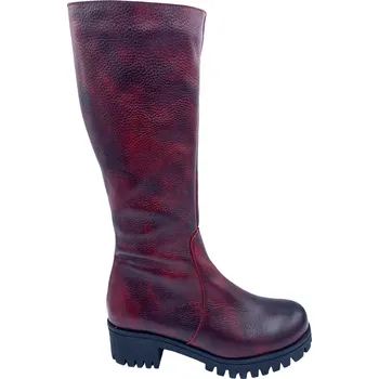 Dámské kozačky MISSTIC 5052 vínové Velikost: 40 (EU)