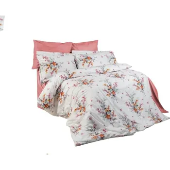 Povlečení Petr Smolka Krepové povlečení Kvítí světle modré 140x200 70x90