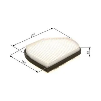 Kabinový filtr Kabinový filtr Mercedes C-CLASS T-Model (S202) Bosch - C180T, C200T, C200TK, C230T, C230