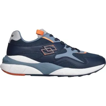 Pánské tenisky Pánské volnočasové boty Lotto SIRIUS 95 AMF II 45 Tmavě modrá, Bílá, Oranžová