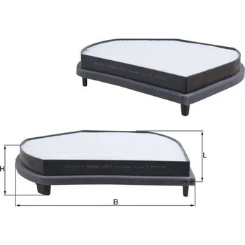 Kabinový filtr Filtr, vzduch v interiéru MAHLE LA 37/1