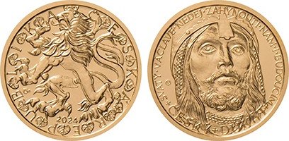 2024 - Zlatý dukát se svatým Václavem - Standard