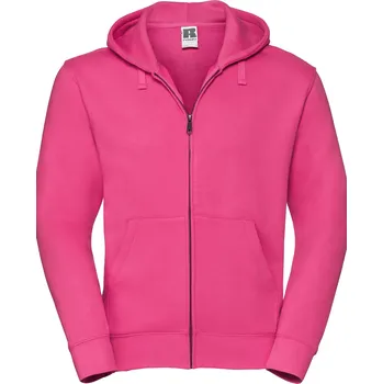 Pánská mikina Men&#039;s Hoodie &amp; Zip Up - Authentic Russell RUSSELL fuchsiová 2694114