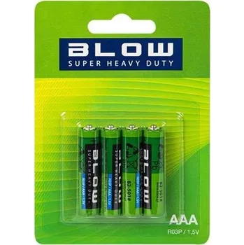 Článková baterie Baterie AAA (LR03) Zn-Cl BLOW Super Heavy Duty 4ks