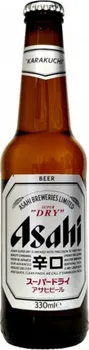 Pivo Asahi Super Dry Beer 12° 0,33 l sklo