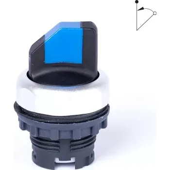 tlačítko Noark 105516 Ex9P1 SS b Hlavice přepínače dvoupolohová, bez aretace, modrá (Noark 105516 Ex9P1 SS b)