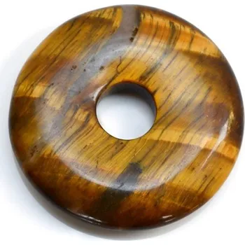 Přívěsek Přívěsek donut z léčivých kamenů Darrel - Tygří oko