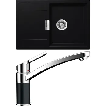 Granitový dřez Set Schock S7-3 (dřez Mono D-100 Puro + baterie SC-90 Puro)