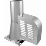 Karl M500 komínový ventilátor, čtvercová podstava, průměr 150mm - nerez