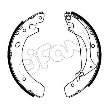 Auto-moto Sada brzdových čelistí CIFAM 153-368