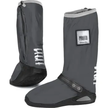 Cyklistické návleky Kvalitní nepromokavé návleky na obuv Perletti Travel, velikost M 40/42, Grigio, 95045