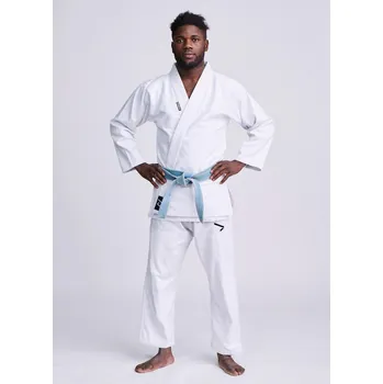 Kimono BJJ kimono gi IpponGear Rookie - White bílé + BÍLÝ PÁS Velikost: A0
