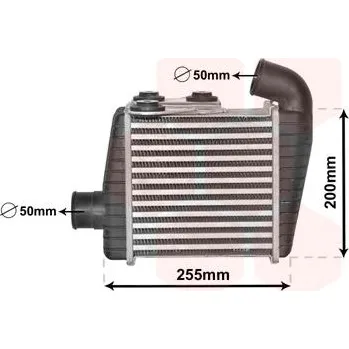 Turbodmychadlo chladič turba VAN WEZEL 83004232