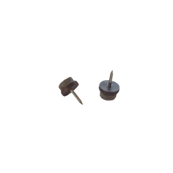 Kluzák se zataveným filcem hnědý pr.17mm (filc pr.14mm)