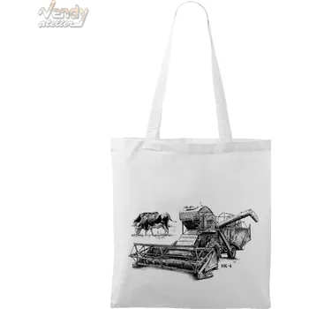 Plátěná taška - Kombajn SK-4 Barva: Bílá