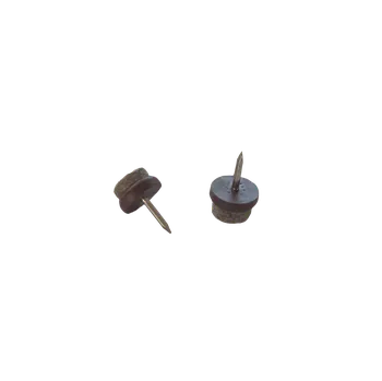 Kluzák se zataveným filcem hnědý, pr.21mm, (filc pr.17mm)