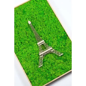 68travel mechový monument 60x40cm Eiffelovka