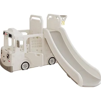 Dětské hřiště Insportline Dětská skluzavka Karosino (Barva: bílá)