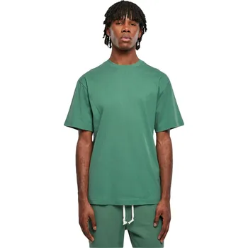 Pánské tričko Prodloužené bavlněné rovné pánské triko Urban Classics 180 g/m Barva: zelená listová, Velikost: S