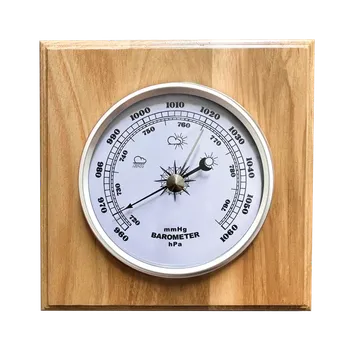 Meteostanice JVD Dřevěný hranatý barometr JVD BA230/68 ( )