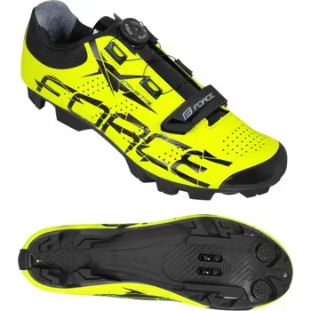 Pánské cyklistické tretry tretry Force MTB Crystal, fluo - vel. 39 307015