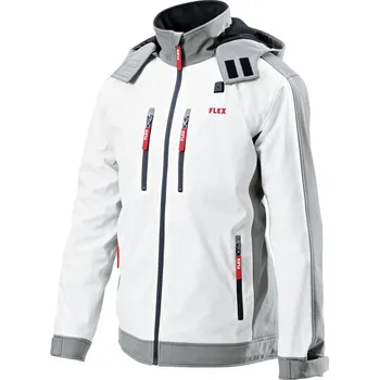 Pánská softshellová bunda FLEX TJ White 10.8/18.0 XL Men