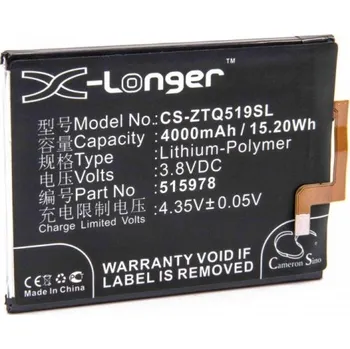 Baterie pro mobilní telefon VHBW Baterie pro ZTE Blade D2 / X3, 4000 mAh