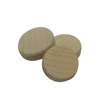 Nábytkové kování Smrkový suk průměr 20 mm - rovnoletý (250 ks)