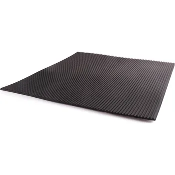 Rýhovaná pryžová podlahovina jemná Fine SBR 65°Sh 4x1200x10000 mm - role 12 m2