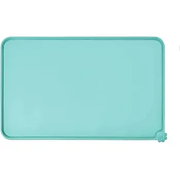 Miska pro psa Silikonová voděodolná podložka pod misky pro psy a kočky | ochranná podložka - Zelená