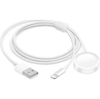 Ostatní příslušenství k chytrým hodinkám eses USB magnetická nabíječka pro Apple Watch a iPhone s dvěma konektory - 100cm