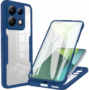 Pouzdro na mobilní telefon Pouzdro Xiaomi Redmi Note 13 Pro 5G / Poco X6 Techsuit - ColorVerse 360 Series + ochrana obrazovky, modré