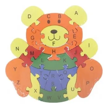 Puzzle Vzdělávací dřevěné puzzle méďa var.1