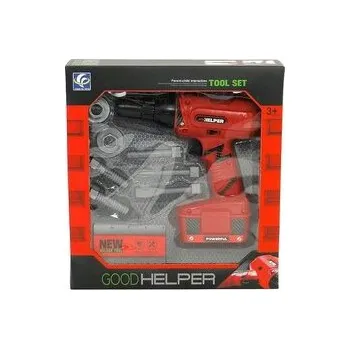 Hra na zahradu Wiertarka na baterie z zestawem narzędzi