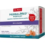 HERBALMED PASTILKY při nachlazení - Dr.Weiss (šalvěj, ženšen, 20 bylin, vit.C) pastilky 24 + 6 (30 ks)
