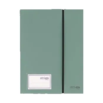 Set školních potřeb Album ofertowy A4 20 koszul z gumką zieleń STRIGO