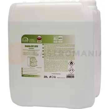 Kyselá oplachovací kapalina pro gastronomické myčky nádobí 20 l | DOLPHIN, DRY Acid