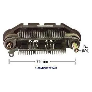 Alternátor Diodový blok alternátoru Mitsubishi A2T45272