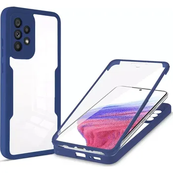 Pouzdro na mobilní telefon Pouzdro Samsung Galaxy A53 5G Techsuit - ColorVerse 360 Series + ochrana obrazovky, modré