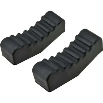 Gumy pod prahy vozidla na skládací podpěry / podložky pryžové ochranné - délka 110mm / šířka 35mm / sada 2ks