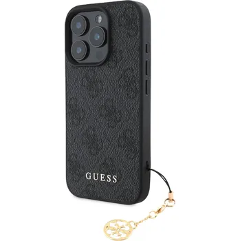 Pouzdro na mobilní telefon Guess Ochranný kryt na iPhone 16 Pro - Guess, 4G Charm Gray GUHCP16LGF4GCK