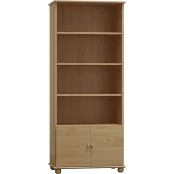 regál Slevadoma Policový regál 100 Klasik masiv borovice Barva: Bezbarvý lak, Šířka: 80 cm