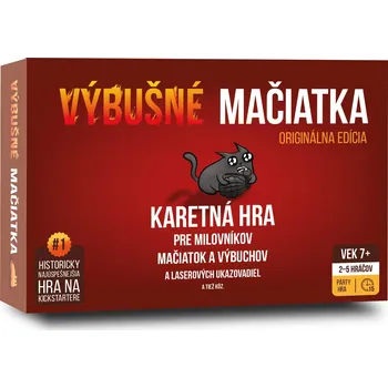 Desková hra Exploding Kittens Výbušné mačiatka SK